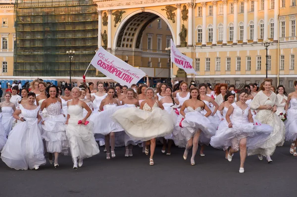 stock image Brides parade 2011