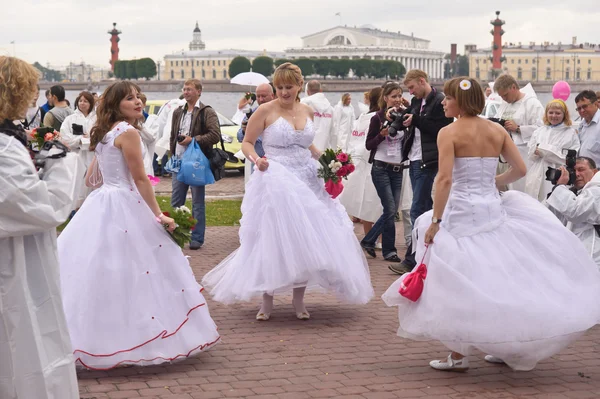 stock image Brides parade 2011