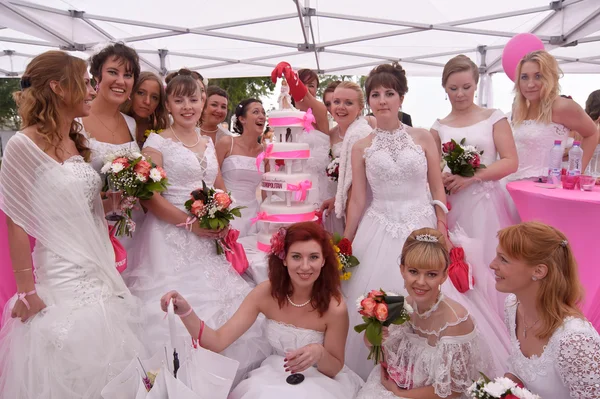 stock image Brides parade 2011