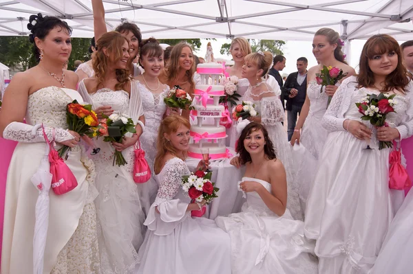 stock image Brides parade 2011