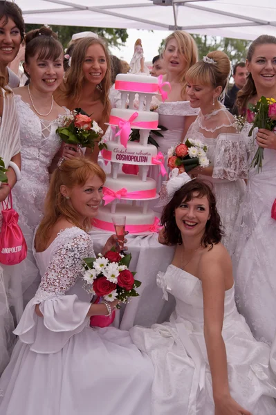 stock image Brides parade 2011