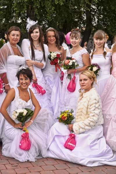 stock image Brides parade 2011