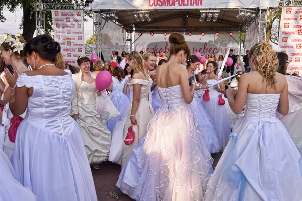 stock image Brides parade 2011