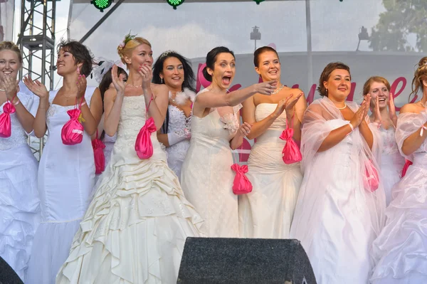 stock image Brides parade 2011