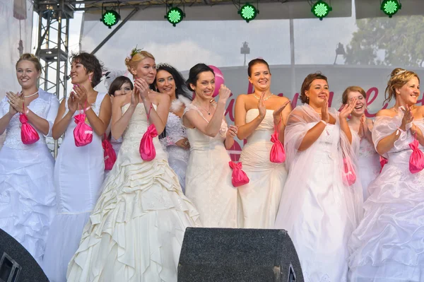 stock image Brides parade 2011