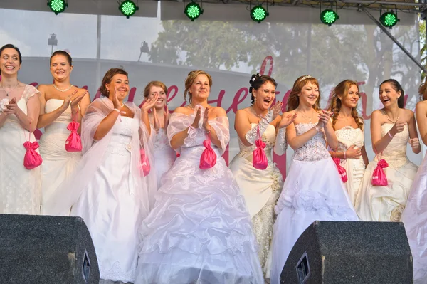 stock image Brides parade 2011