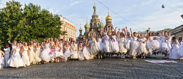 Stock image Brides parade 2011