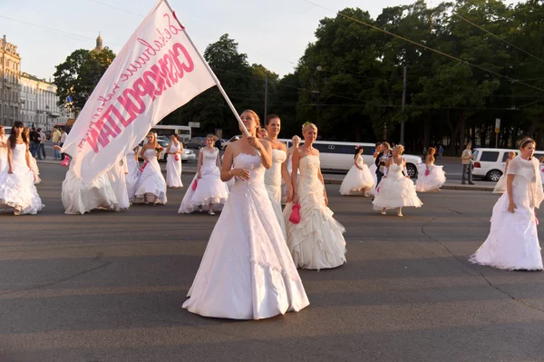 stock image Brides parade 2011