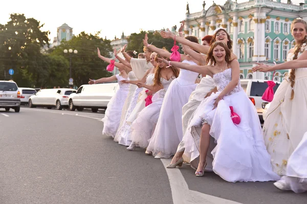 stock image Brides parade 2011