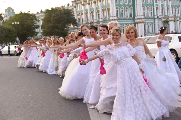 stock image Brides parade 2011