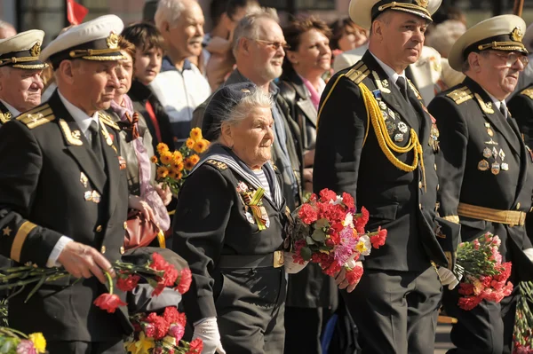 stock image Victory parade 2012