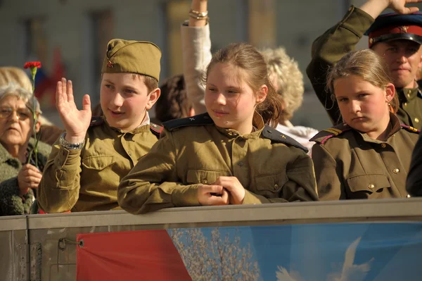 stock image Victory parade 2012