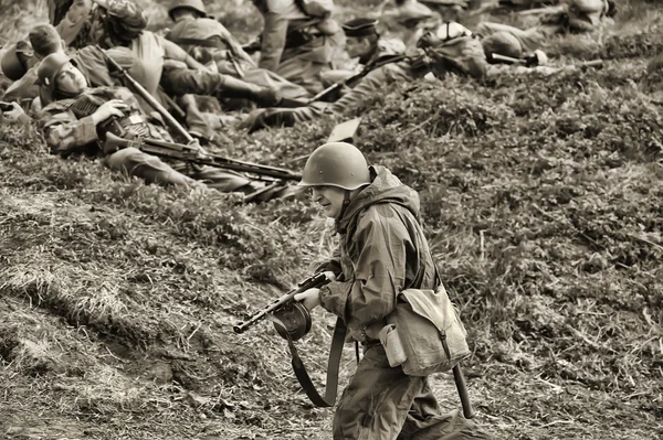 A második világháború újjáépítése — Stock Fotó