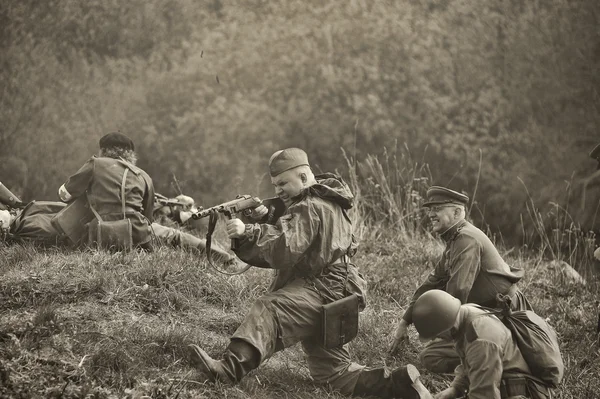stock image Reconstruction of the Second World War
