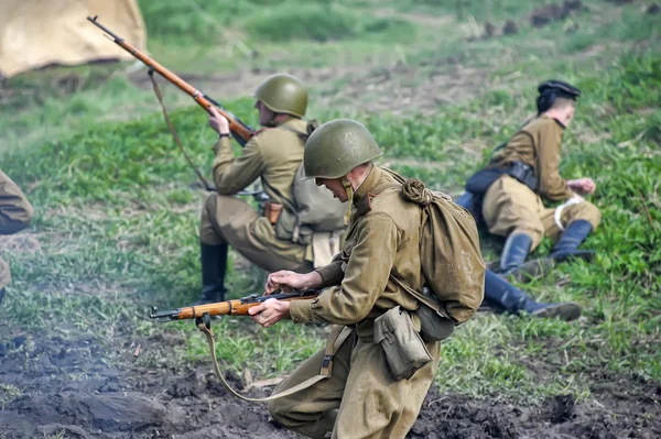 stock image Reconstruction of the Second World War