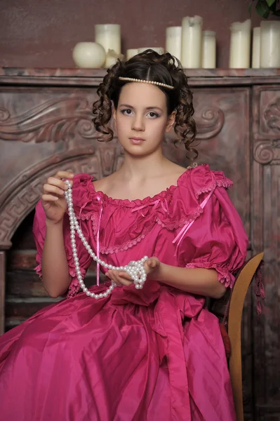 Young victorian lady — Stock Photo, Image