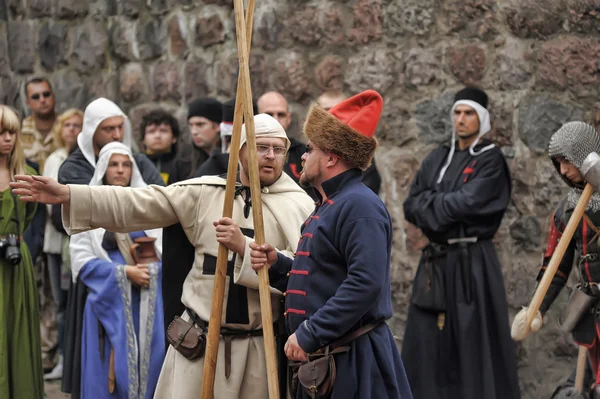 Jaarlijkse internationale festival van militaire geschiedenis kenners en liefhebbers o — Stockfoto