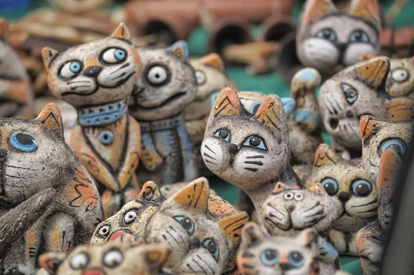 stock image Ceramic cats