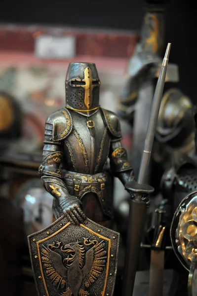 stock image Statue of a medieval knight