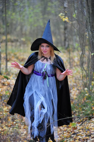 Witch in the wood — Stock Photo, Image