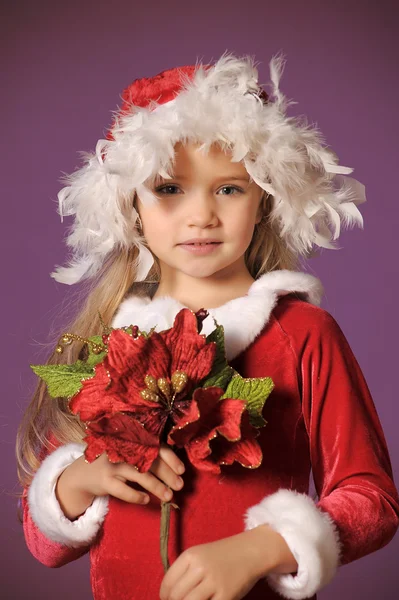 Santa κοριτσάκι — Φωτογραφία Αρχείου