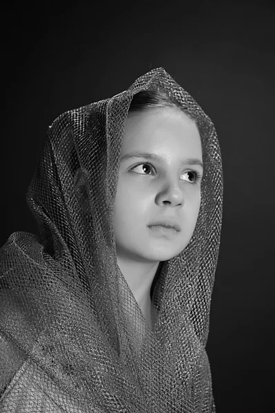 Triste menina adolescente — Fotografia de Stock
