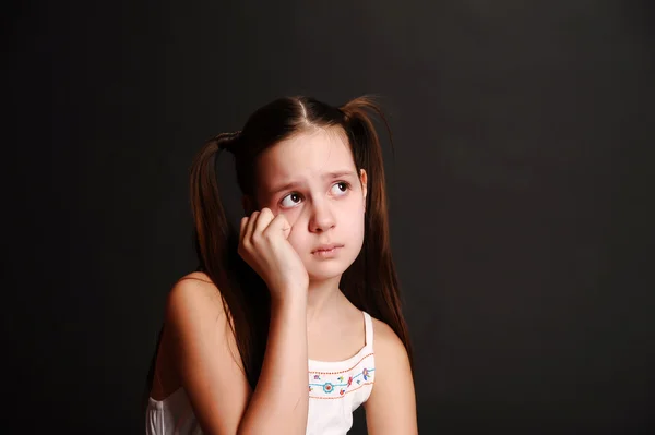 Sad teen girl — Stock Photo, Image