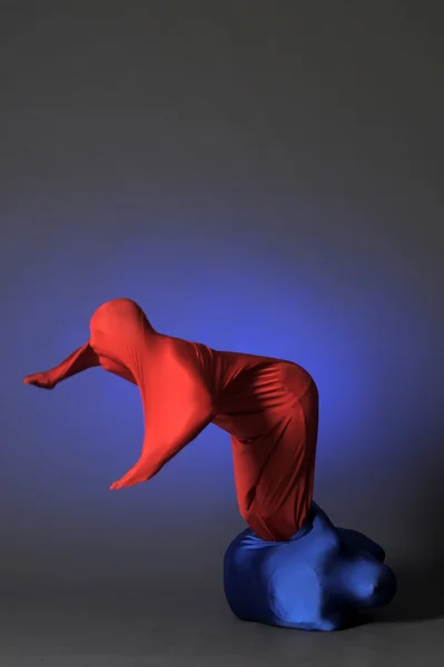 Дві абстрактні танцювальні фігури — стокове фото