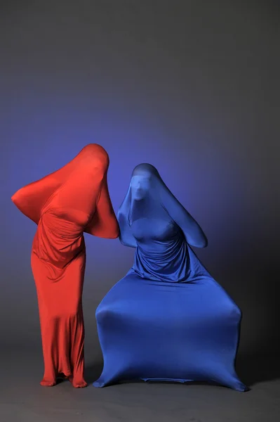 Deux figures dansantes abstraites — Photo