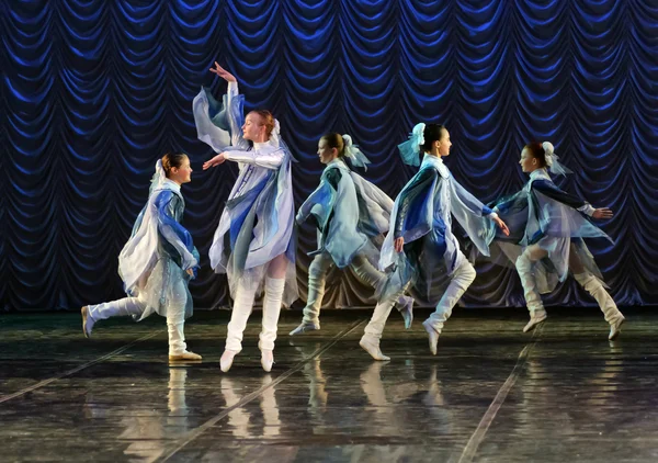Gruppo di danza per bambini, Russia — Foto Stock