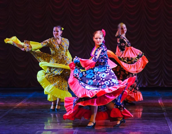 stock image Gypsy dance on stage