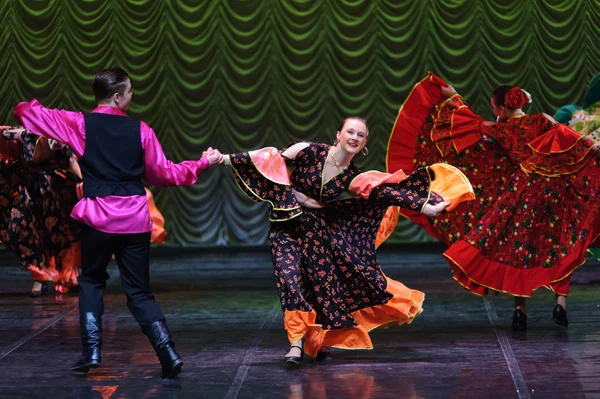 stock image Gypsy dance on stage