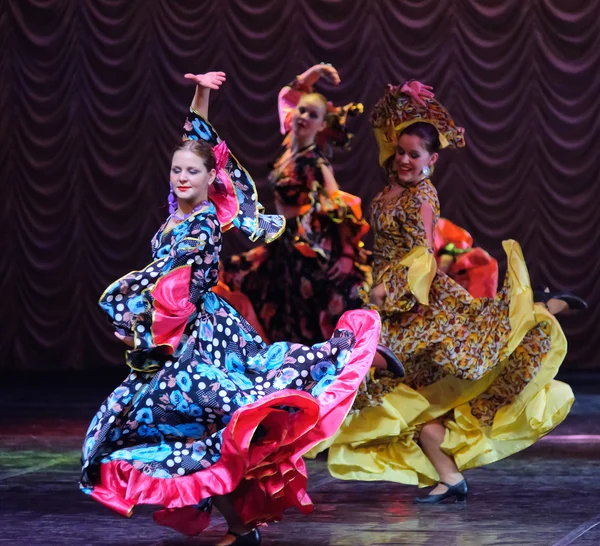 stock image Gypsy dance on stage