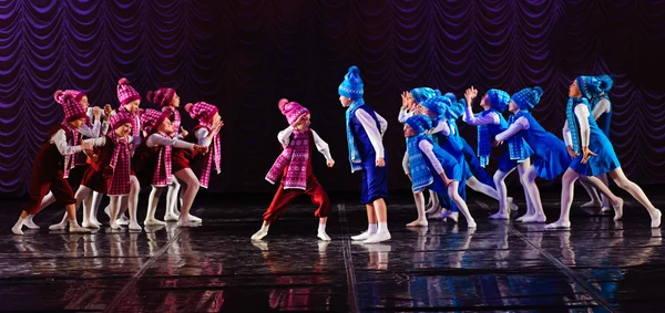 Childrens dance group, Russia — Stock Photo, Image