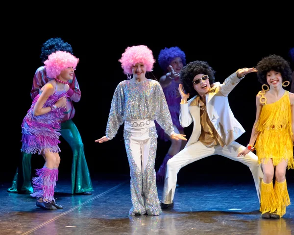 stock image Children dance group