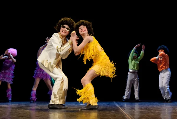 stock image Children dance group