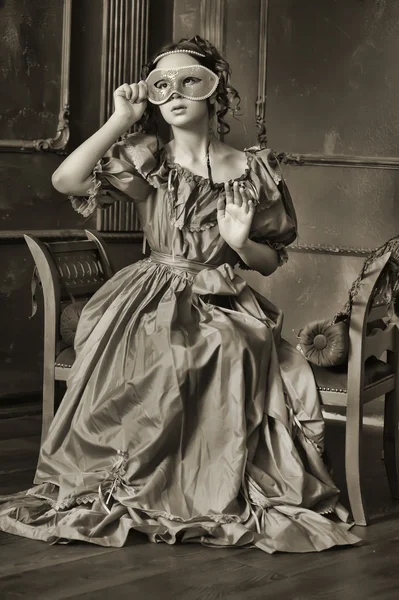 Mladá viktoriánská dáma — Stock fotografie
