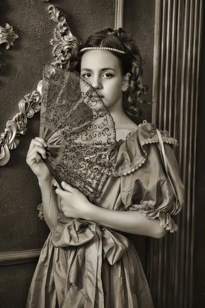 Νεαρή κοπέλα βικτοριανό — Φωτογραφία Αρχείου
