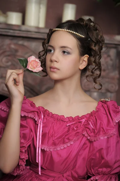Young victorian lady — Stock Photo, Image