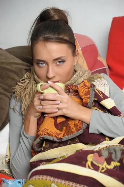 Staying Sick At Home — Stock Photo, Image