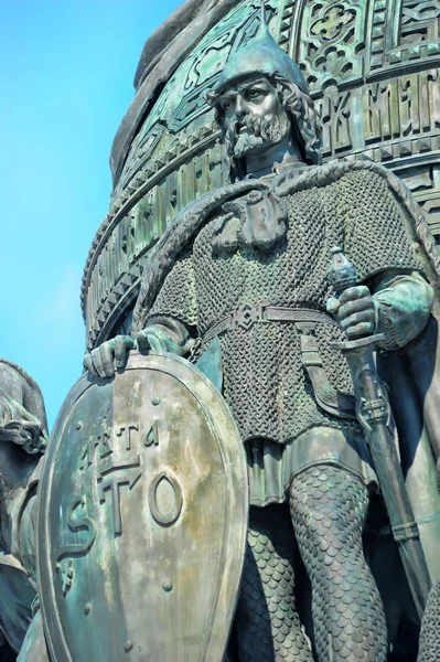Фрагмент памятника Тысячелетию России — стоковое фото