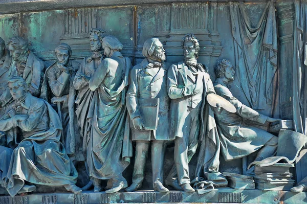 러시아의 밀레니엄 기념비 조각 — 스톡 사진