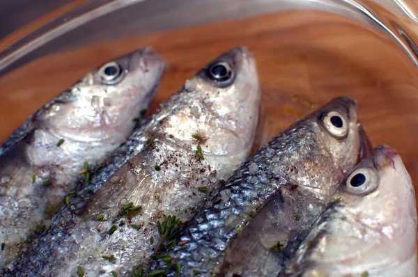 stock image Sea fish-fish cooked-sushi-meditterranean fish