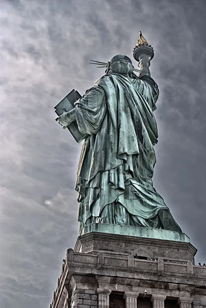 America-statue of freedom-liberty island — стоковое фото