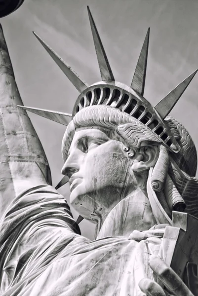 Amerika-Statue der Freiheitsinsel lizenzfreie Stockbilder