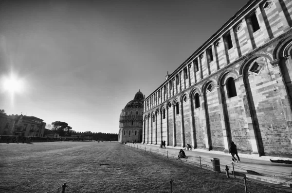 stock image Pisa-tower-public square of the miracles