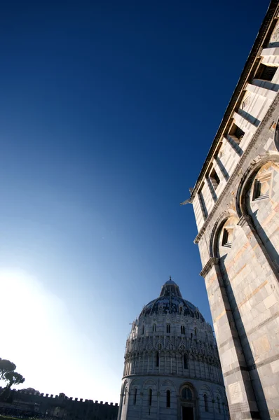 Pisa-tower-public square of the miracles — Zdjęcie stockowe