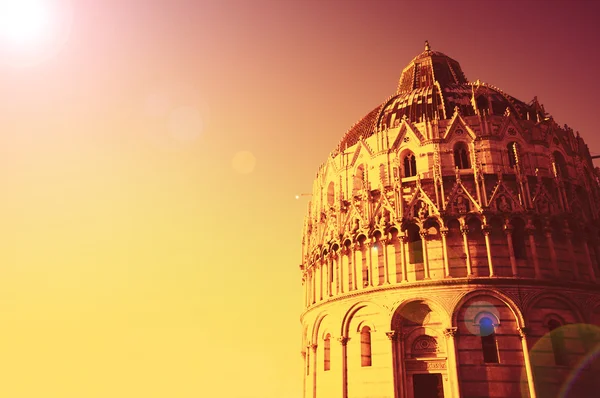 Pisa-torre-praça pública dos milagres — Fotografia de Stock