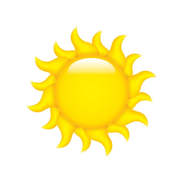 Simbolo del sole — Vettoriale Stock