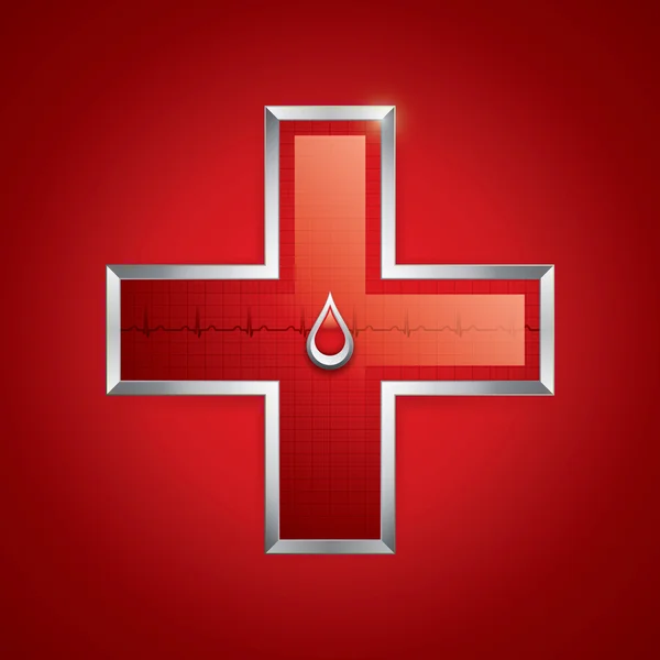 Kan bağışı — Stok Vektör